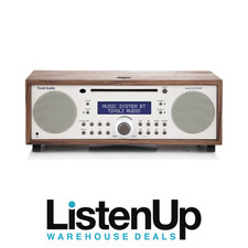 Tivoli Audio Music System BT All-In-One System w/ CD, BT, AM/FM (Walnut / Beige)