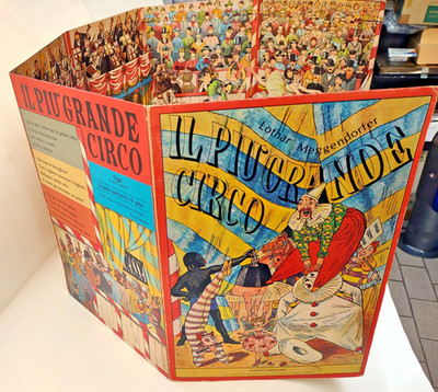 Il più grande circo - Lothar Meggendorfer - libro POP-UP Rizzoli anno  1979
