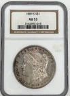 1889 S Morgan Silver Dollar $1 NGC AU53 - Better Date