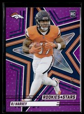 2025 Panini Rookies & Stars Football Purple #173 RJ Harvey /999 Rookie RC