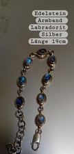 Sterlingsilber Armband mit Labradorit Perfekter Zustand