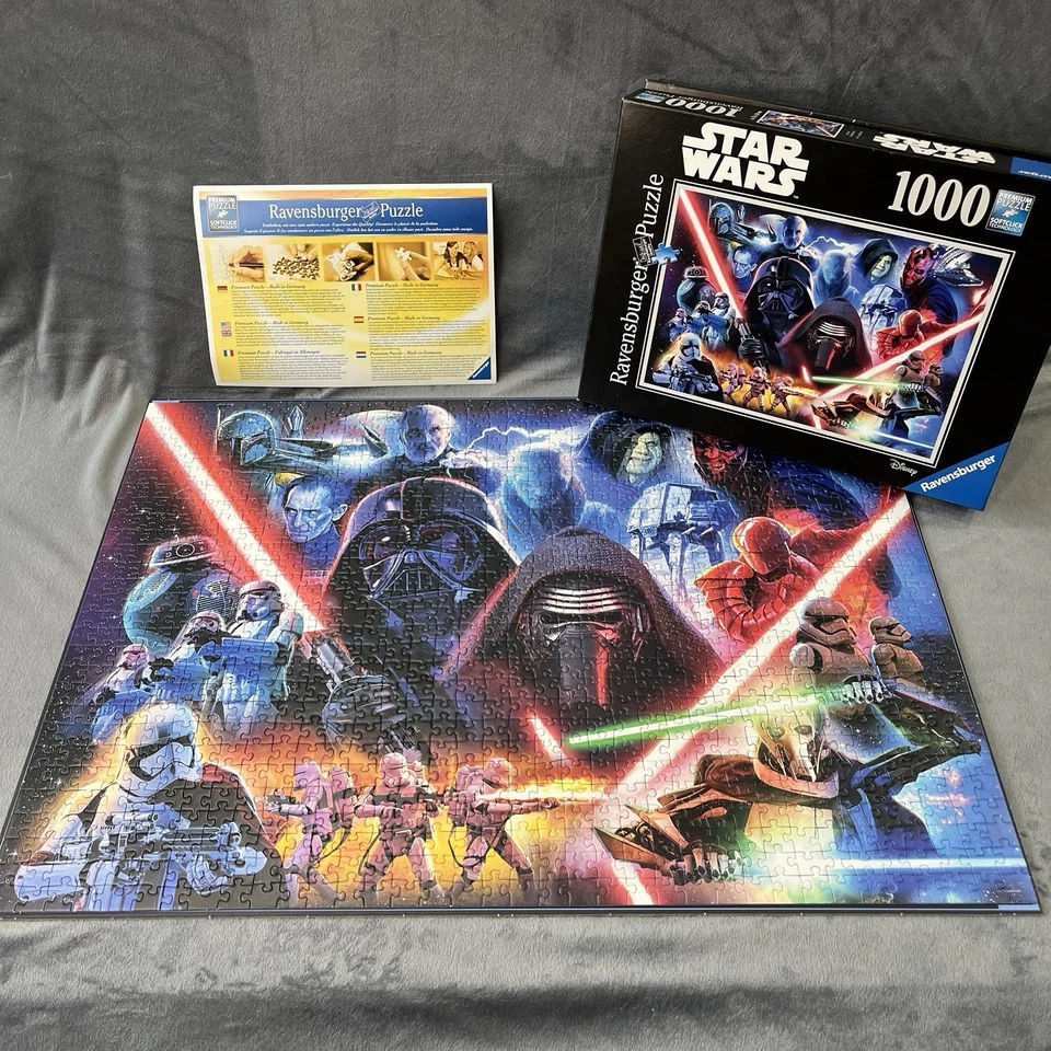 Rompecabezas Ravensburger Star Wars Edición Limitada 5 - 1000 Piezas Usado RARO Foto 2 de 4