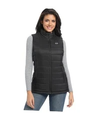 Women's Heated Vest with Battery Pack Included (No Charger), Quilted Large