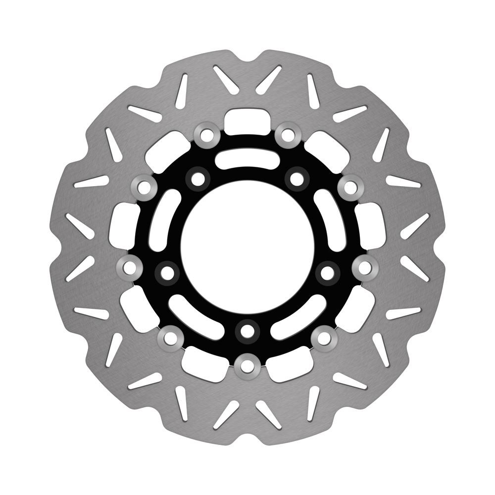 EBC Floating Vee Disc Black Hub - VR517BLK