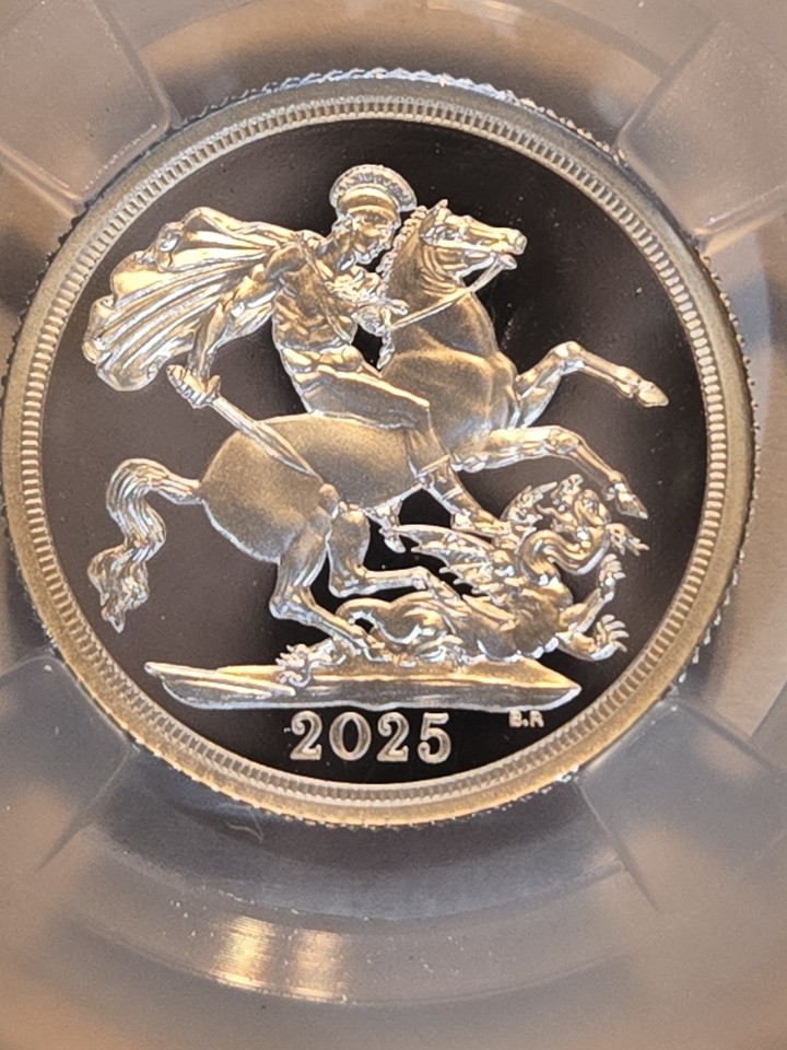 2025 G.Britain 1 Sov First Silver Sovereign PF 70 Ultra Cameo NGC | eBay