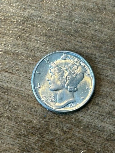 1942 Mercury Dime BU
