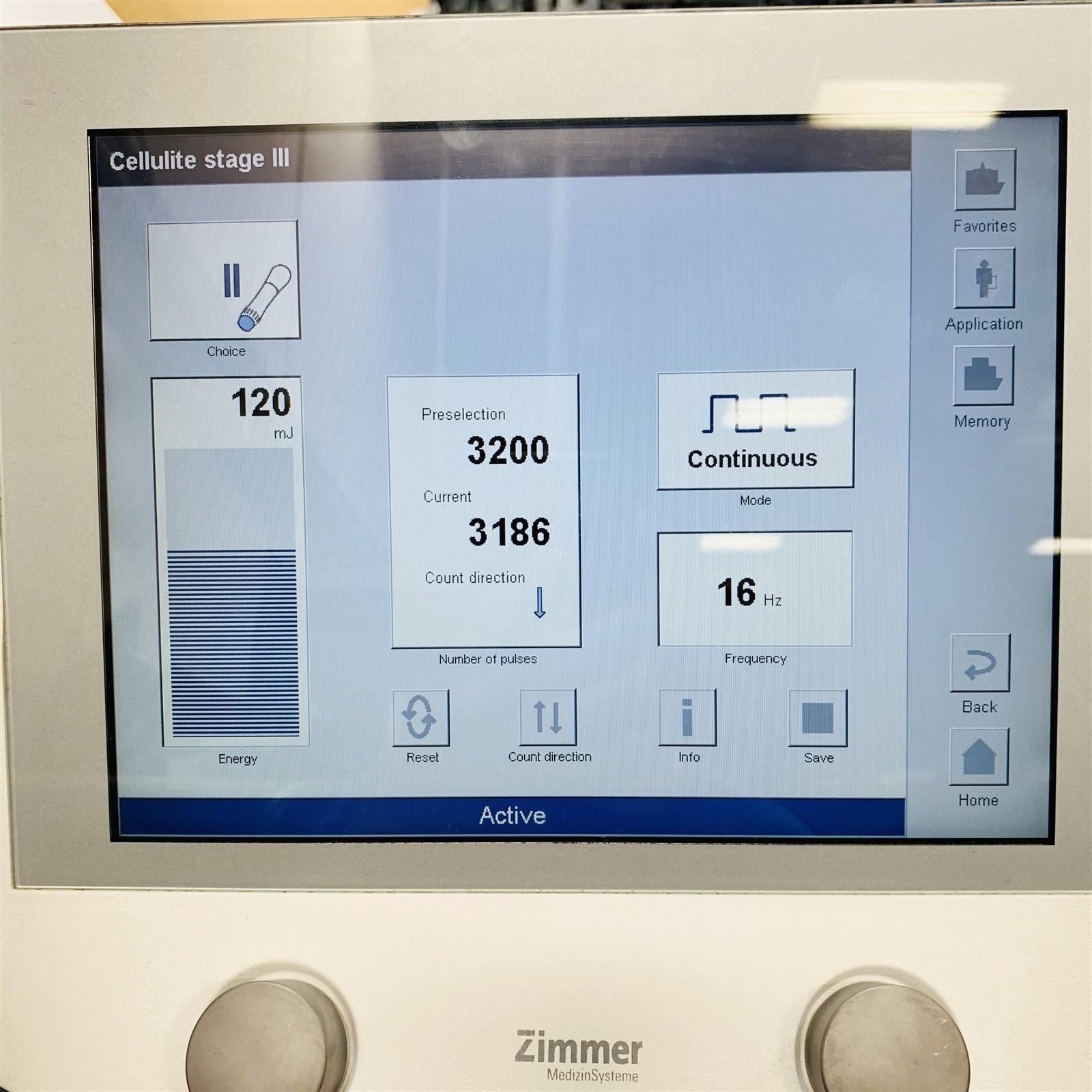 Zimmer ZWavePro Radial Wave Cellulite Treatment Body Contouring Machine Ref 5531