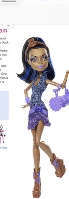 Monster High Rebecca Steam Dance Class Replacement Accessories No Doll
