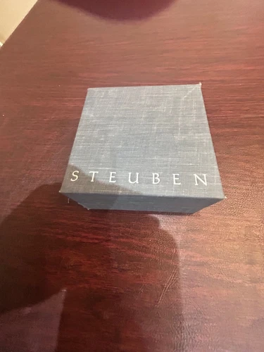 3 EMPTY STEUBEN BOXES - One 4x4" (for hand cooler) - Two at 6x6" - see pictures