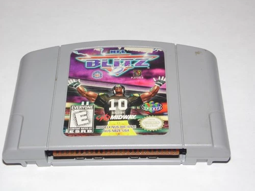 NFL Blitz Nintendo 64 Authentic & Original! 100% Guaranteed! Plays like old!