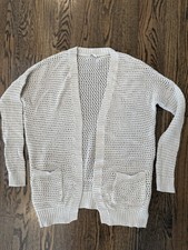 Women  s Gap Sweater Cardigan Cream Small