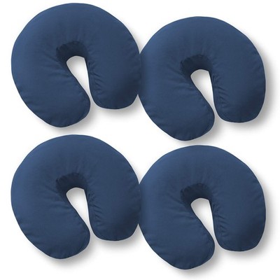 Saloniture 4-Pack Premium Microfiber Face 13x13x5 Inch (Pack of 4), Navy Blue