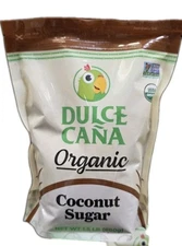 DULCE CAÑA ORGANIC Coconut Sugar No Preservatives Healthy Nutrients 1.5lbs Pk 