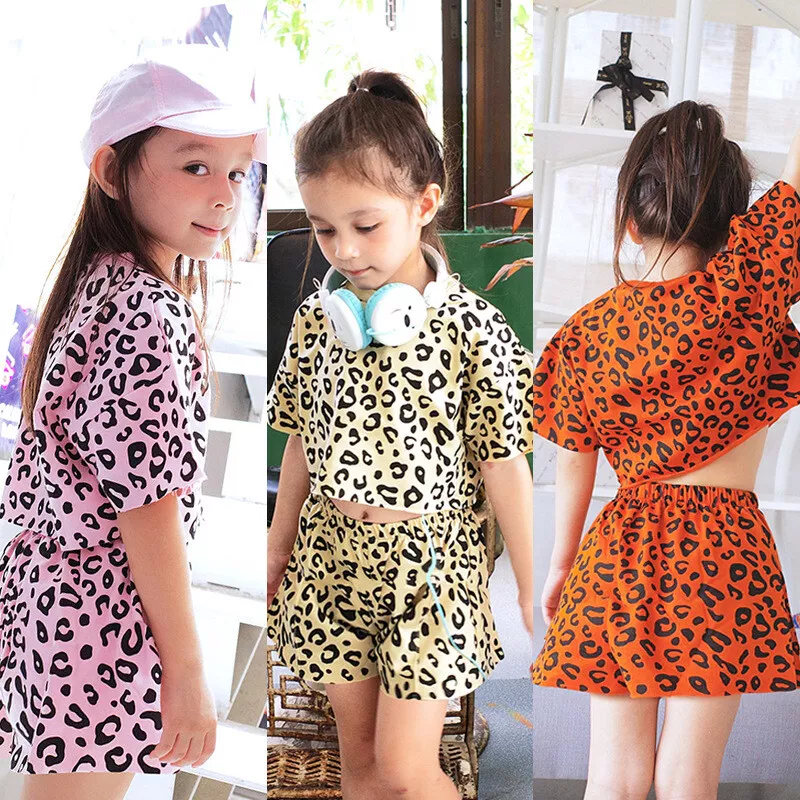 Girls leopard best sale clothes