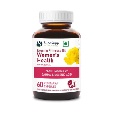 Sri Sri Tattva SupaSupp Evening Primrose Oil - Women's Health 60 Capsules