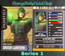 Injustice Arcade Series 1 Out of Print Card 68 Red Son Green Lantern