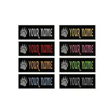 Custom Your Name Personalized Tag Embroidered Iron-on Patch DIY Applique Biker