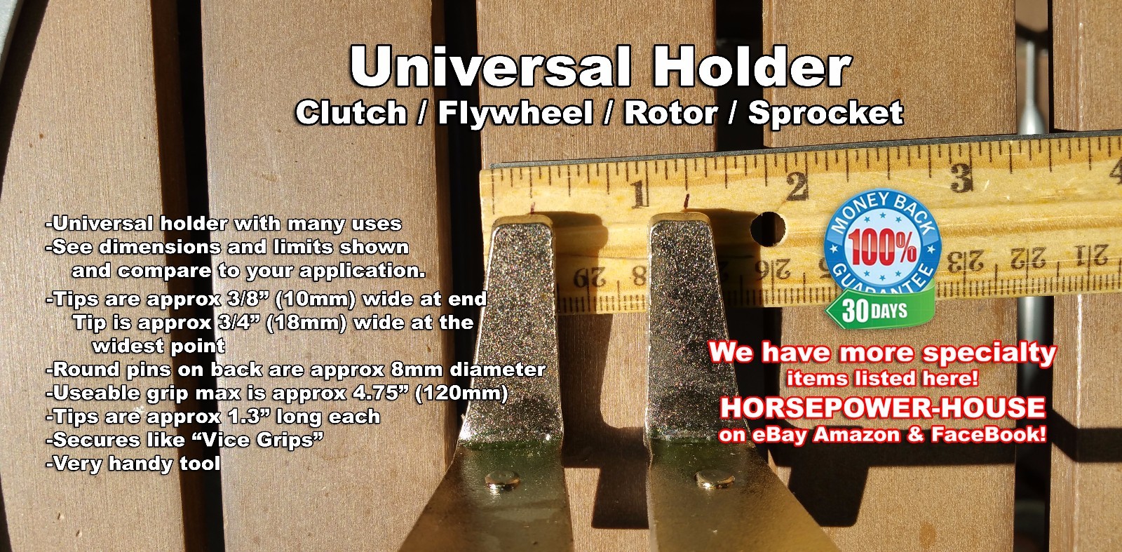 UNIVERSAL CLUTCH HOLDER HOLDING TOOL YAMAHA YM91042 9089004086 VERY