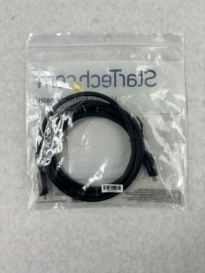 New StarTech USB315CC2M Black USB-C Cable with Power Delivery USB 3.0 - Image 4 of 4
