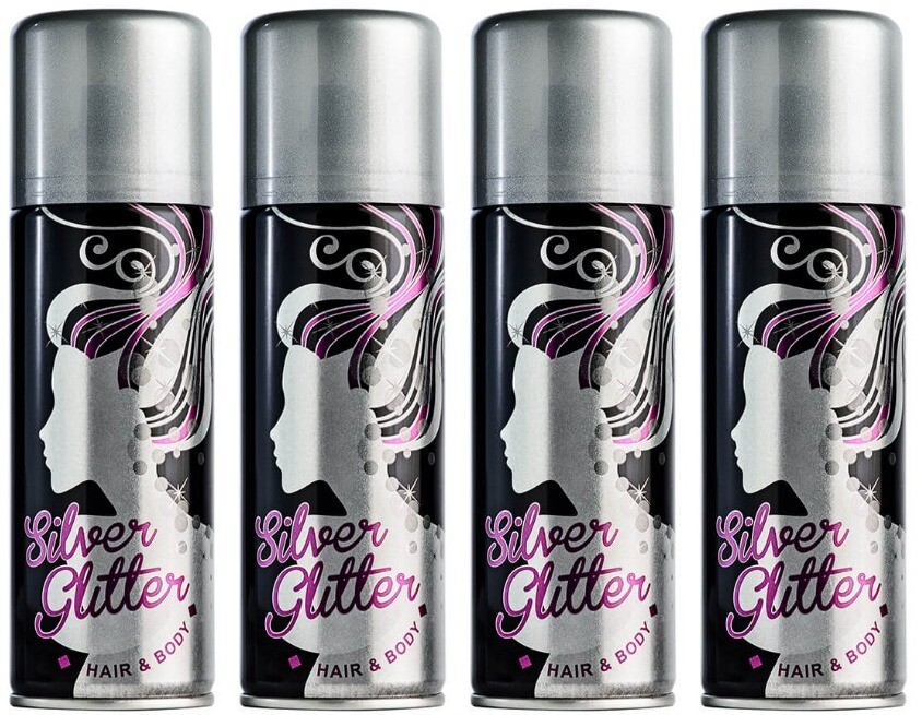 BRAND NEW! Insette Gold or Silver Hair & Body Glitter Spray. UK SELLER