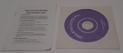 Kurouto Shikou ATA133-PCI2 PCI IDE Controller (retro, OVP, boxed, NOS, 2004) - Afbeelding 6 van 9