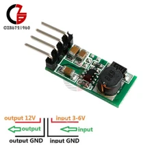 DC-DC 3.3/3.7/5/6V to 12V Voltage Step Up Module Boost Converter Power Regulator