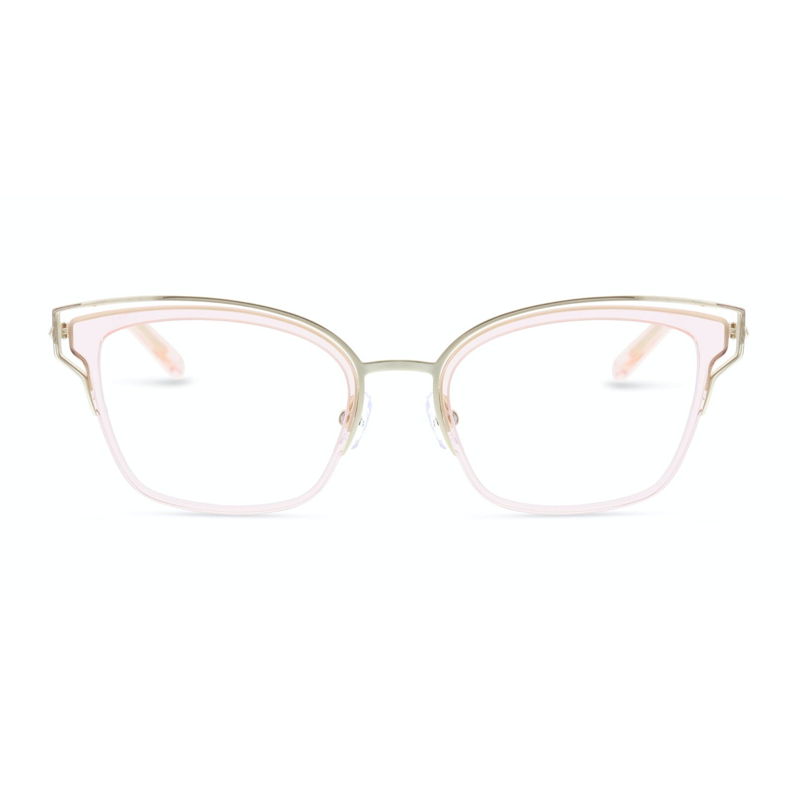 Koali Morel 20083K PD12 Золотая и розовая металлическая оправа для очков «кошачий глаз» 52-20-145