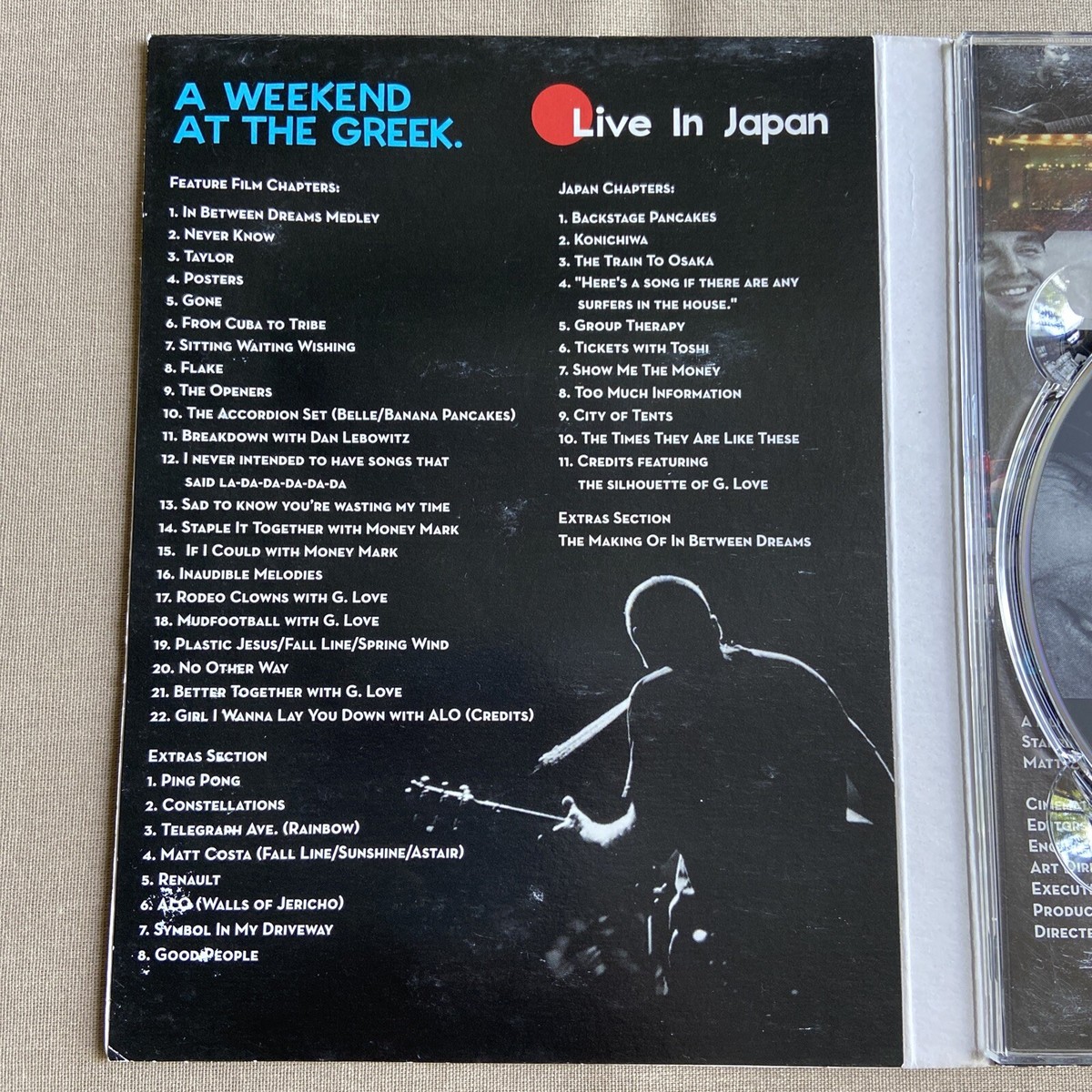 J ジョンソンA WEEKEND AT THEGREEK＋LiveInJapan Jack Johnson And Friends – A Weekend At The Greek. / Jack