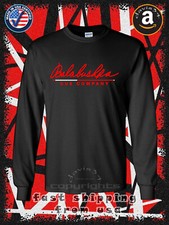 T-shirt manica lunga uomo logo Balabushka Cue Company American Davis34 nuova maglietta
