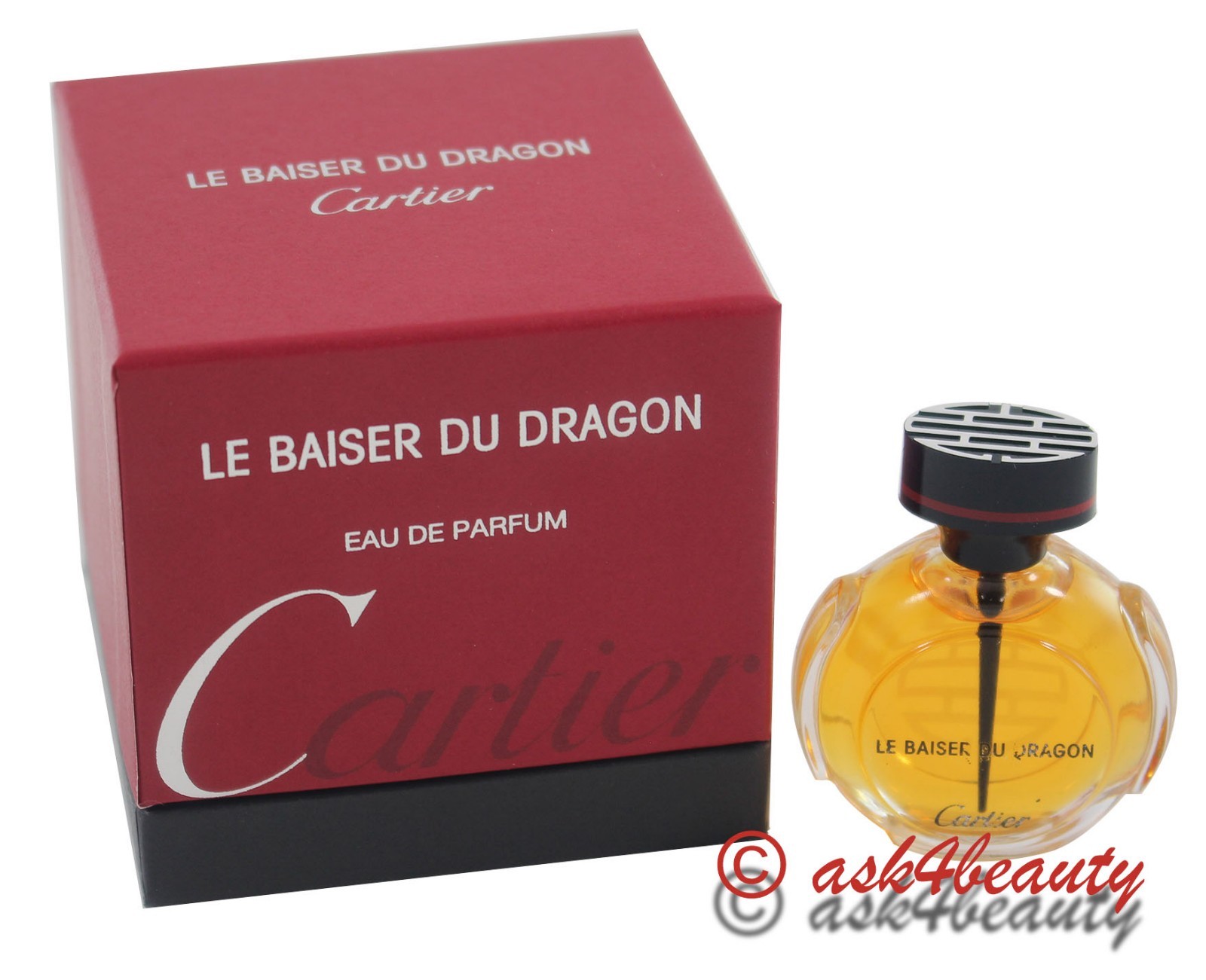Le Baiser Du Dragon By Cartier 0.25oz/7.5ml EDP Mini Splash For Women New  In Box 793945355341 | eBay
