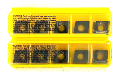 CCMT432MP / CCMT120408MP  KCM25 - CARBIDE TURNING INSERTS - NEW - 2 PACKS OF 5