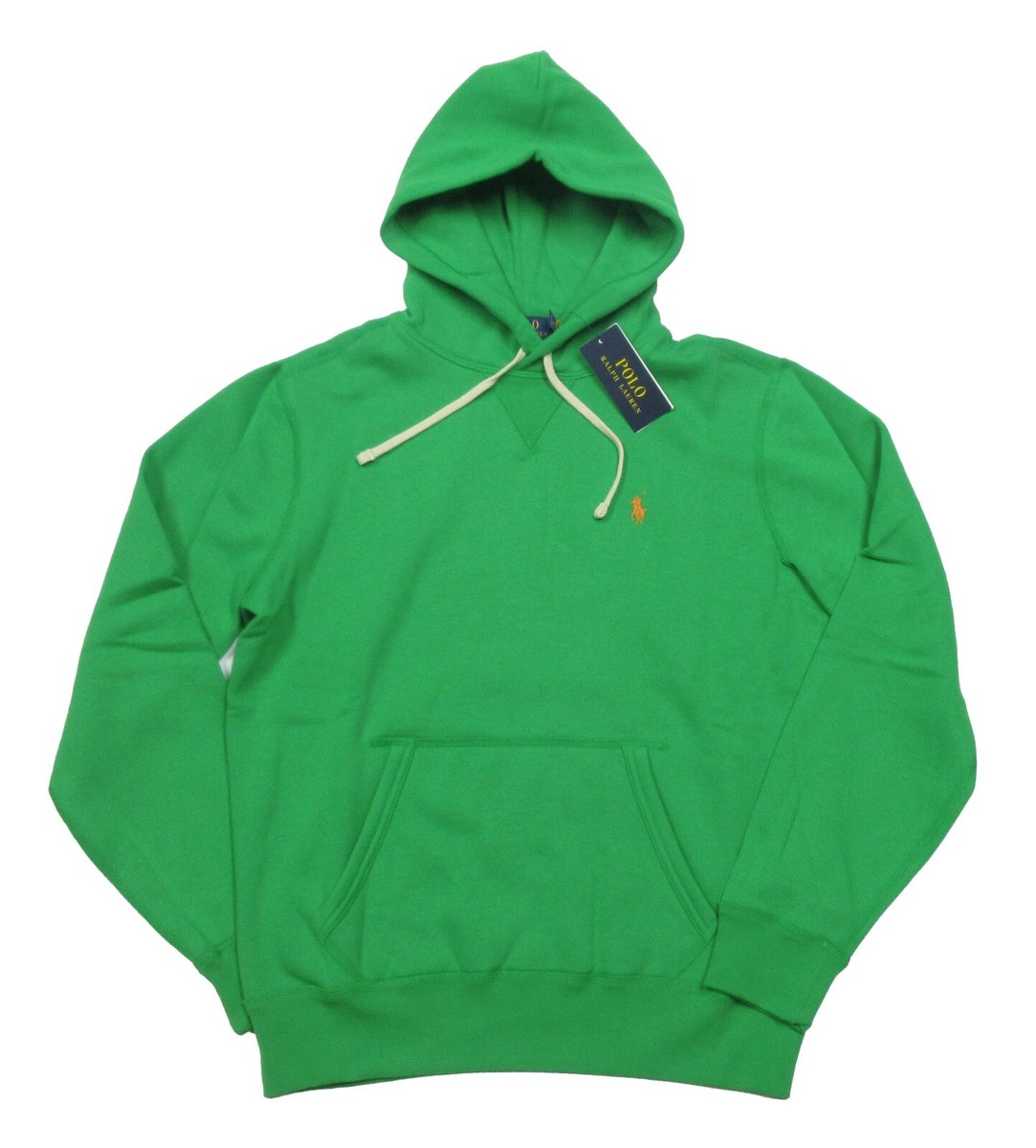 Polo Ralph Lauren Men's Green Cotton Blend Fleece Lined Pullover