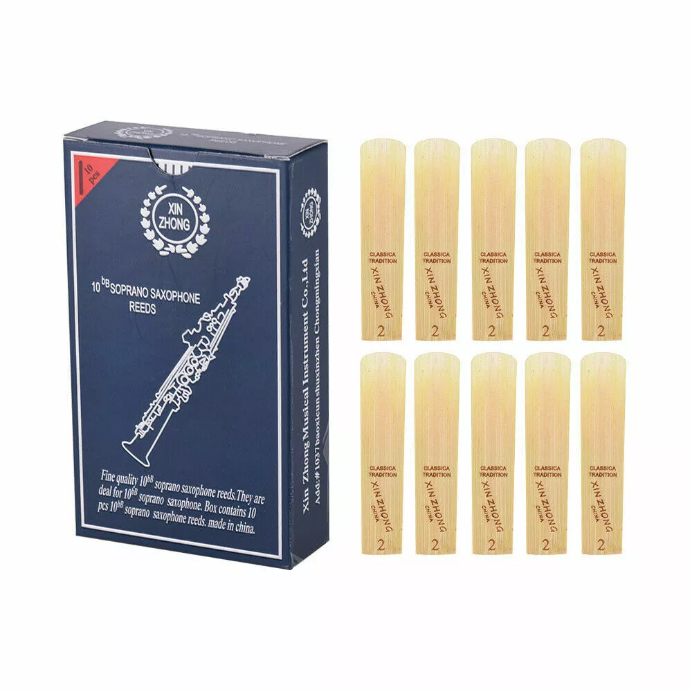 1 Box 10pcs Normal Level fr Beginners 3.0 2.5 2.0 Bb Soprano Saxophone Sax Reeds