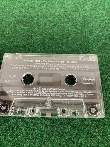 The Inspirations-The Country Needs The Cross-Cassette-(1991) - Picture 4 of 6