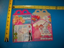 Vintage McDonald's Happy Meal Box "Barbie At Home" 1990's