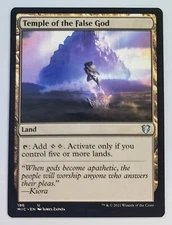 X 1 Temple Of The False God Nm MTG Magic The Gathering   MIC 