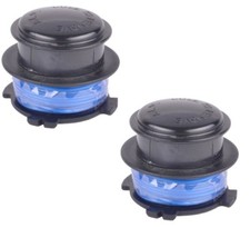2 x 8m Trimmer Strimmer Spool & Line Cap For McCulloch Handystick Trim Mac 210