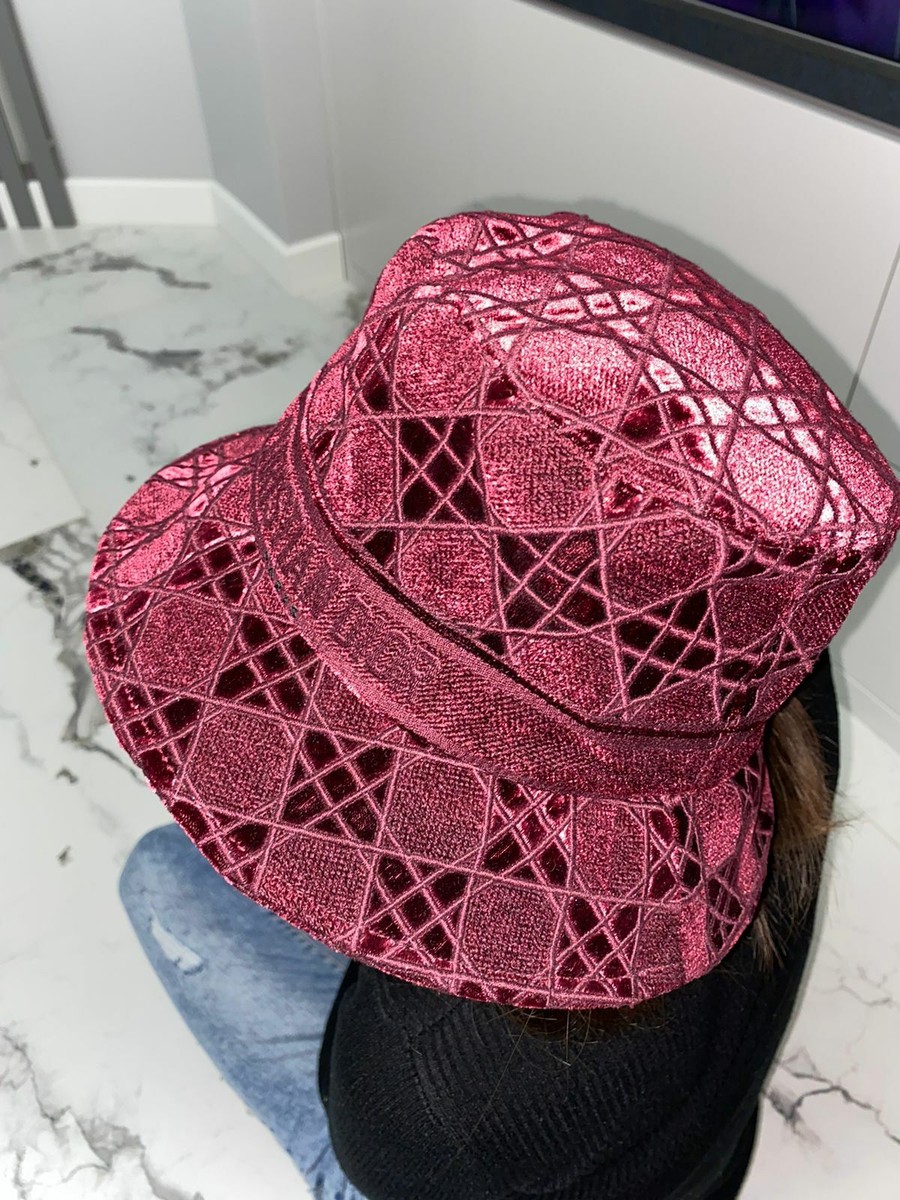 ディオール ボブハット 58 CHRISTIAN DIOR Cotton Dioriviera Toile De Jouy Bob Brim