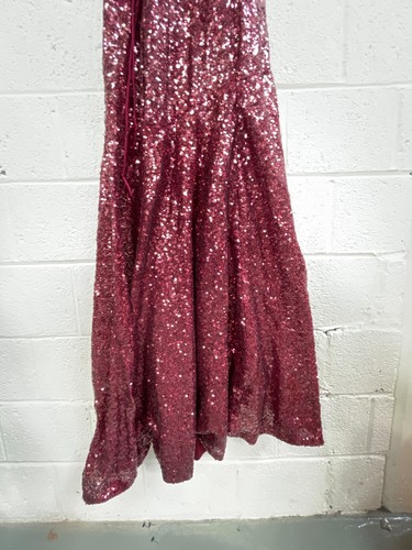 THEIA Jessica Sequin Backless Red Gown Size 14 AU RRP 799 Formal - Picture 7 of 10