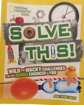Genius Engineer NatGeo Activity Book: Solve This Wild and Wacky Challenges