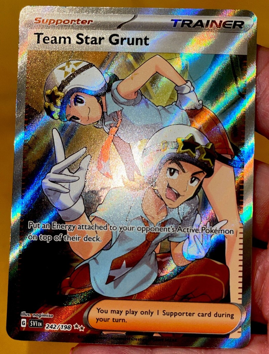 Pokemon Card - Team Star Grunt 242/198