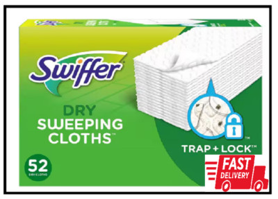 Sweeper Multi-Surface Unscented Dry Cloth Refills for Duster Floor Mop (52-Count