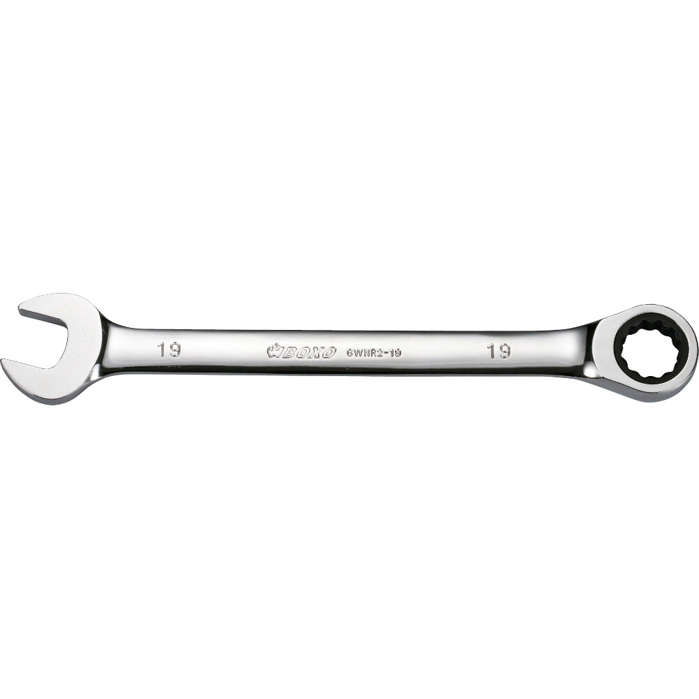 Ratcheting Spanner 16mm Non-Reversible BOXO GWNR2-16