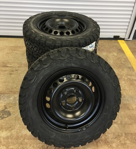 VW T5 T6 T6.1 Räder Offroad 215/65R16 103S BF Goodrich KO2 3PMSF OE VW schwarz - Bild 6 von 6