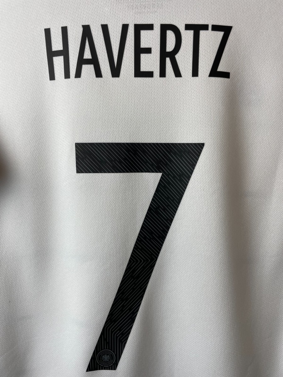 HAVERTZ #7 GERMANY TEAM JERSEY HOME FOOTBALL SHIRT 2019 HAVERTZ #7 GERMANY TEAM JERSEY HOME FOOTBALL SHIRT 2019