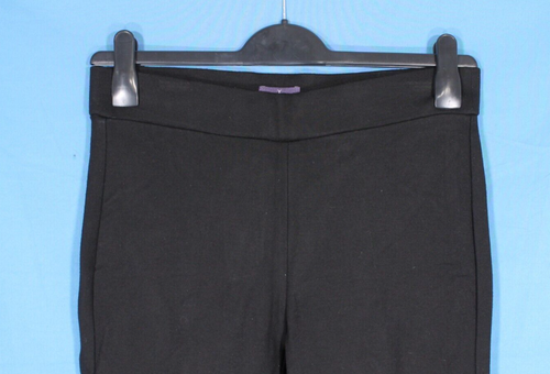 NYDJ LIFT TUCK Pullon PONTE KNIT Black FLAT FRONT Mid-Rise LEGGINGS PANTS Sz 8 - Picture 2 of 4