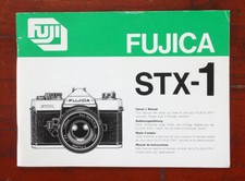 FUJI FUJICA STX-1 INSTRUCTION BOOK, MULTI-LANGUAGE/182526