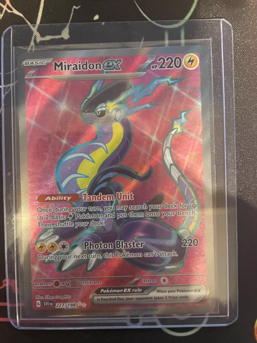 Pokemon Card Miraidon EX Scarlet&Violet 227/198