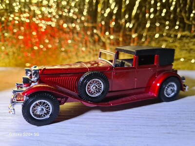 Streichholzschachtel Y4 1930 Modell ''J'' Duesenberg Models of Yesteryear mit Box