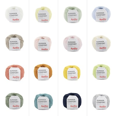 Katia - SUMMER COMFORT - Garn - 50g - LL 105m - Frühjahr/Sommer - (9,10 /100g)